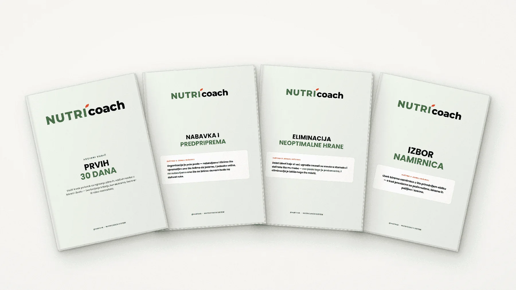NutriCoach PDF vodiči